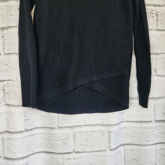 Madewell Black Feature Pullover Knit Crew Neck Sweater Women's Size Small - Picture 4 of 11